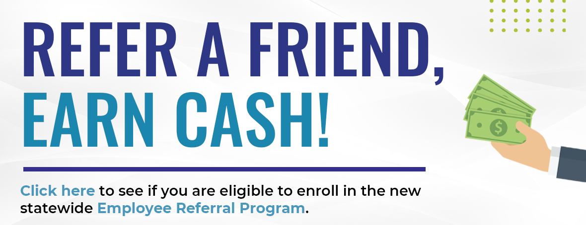 Refer a friend, earn cash!