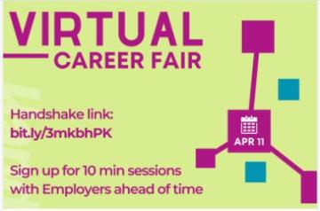 Missouri State University Virtual Career Fair Flyer 